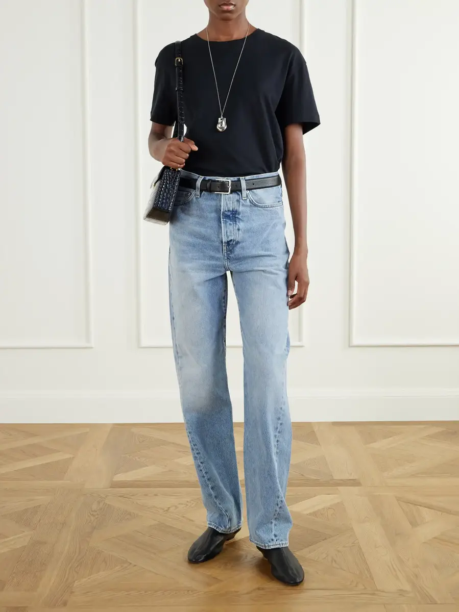 TOTEME Mid-rise straight-leg organic jeans | Thumbnail 2 TOTEME Mid-rise straight-leg organic jeans | Thumbnail 2