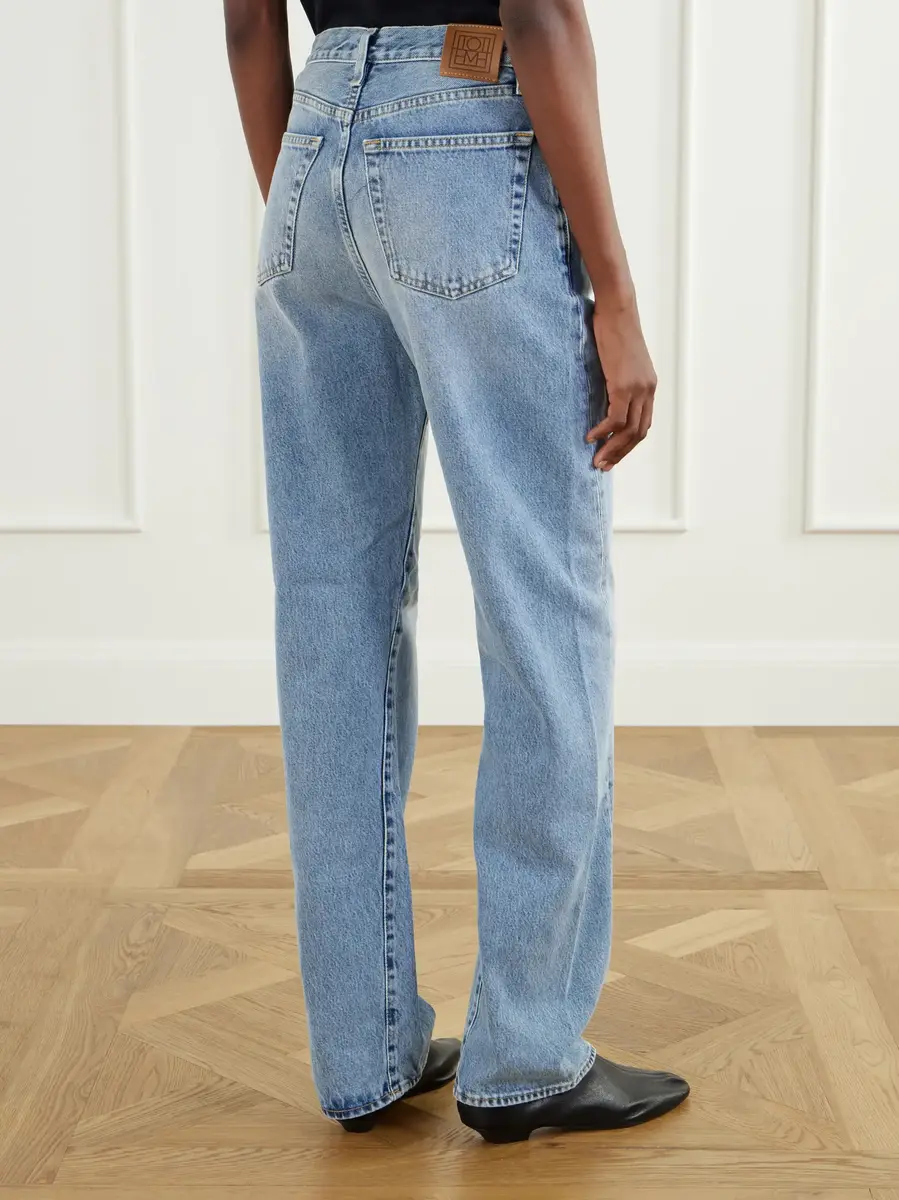 TOTEME Mid-rise straight-leg organic jeans | Thumbnail 4 TOTEME Mid-rise straight-leg organic jeans | Thumbnail 4