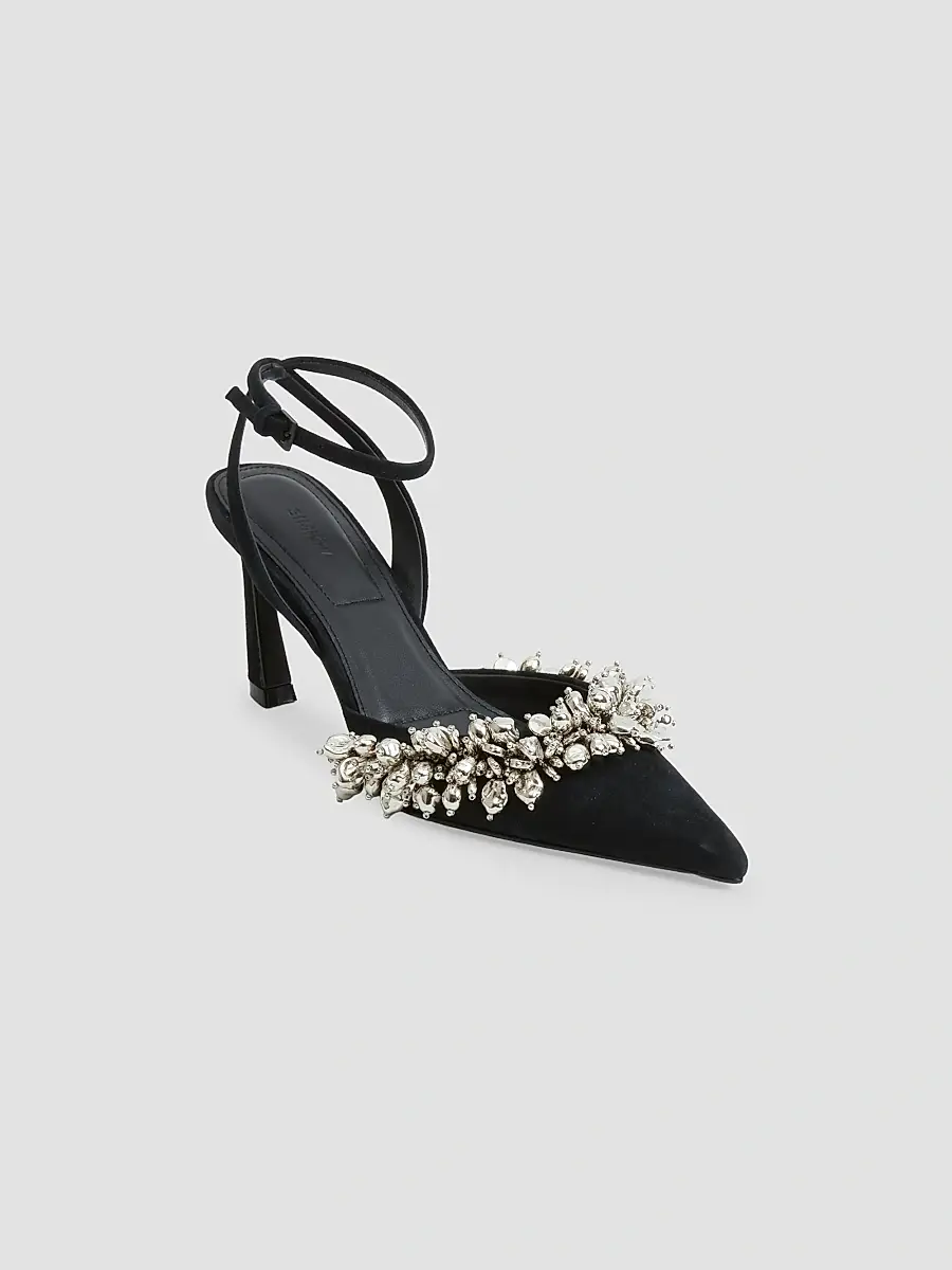 Simkhai Women's River 75MM Embellished Suede Pumps | Thumbnail 2 Simkhai Women's River 75MM Embellished Suede Pumps | Thumbnail 2