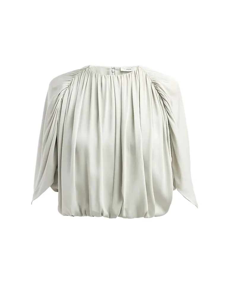 Vince Women's Gathered Cape Bubble Blouse