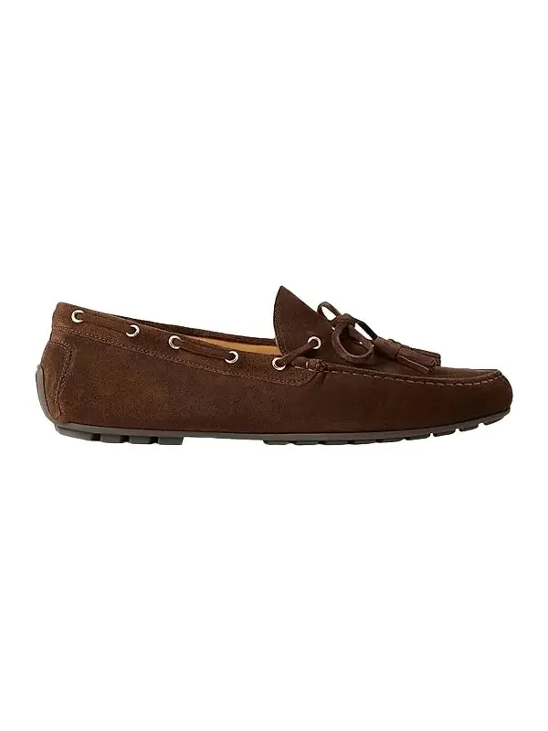 Ralph Lauren Purple Label Men's Harold Tassel Suede Driving Shoes