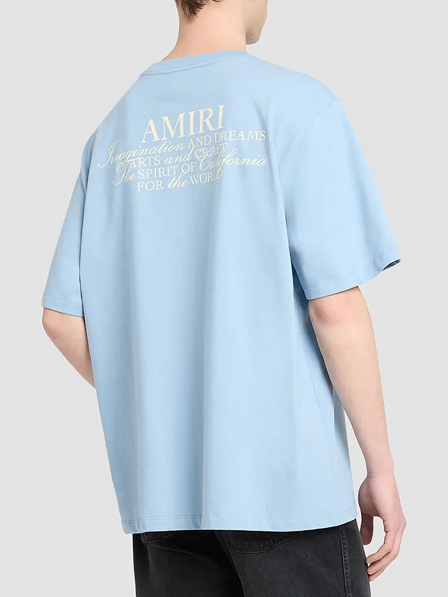 AMIRI Men's Spirit Cotton Crewneck T-Shirt | Thumbnail 3