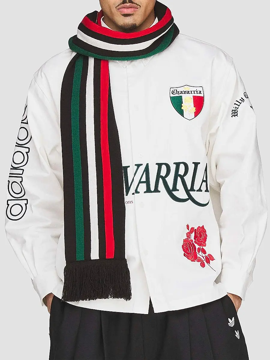 adidas Y-3 Men's adidas x Willy Chavarria Soccer Scarf | Thumbnail 2 adidas Y-3 Men's adidas x Willy Chavarria Soccer Scarf | Thumbnail 2