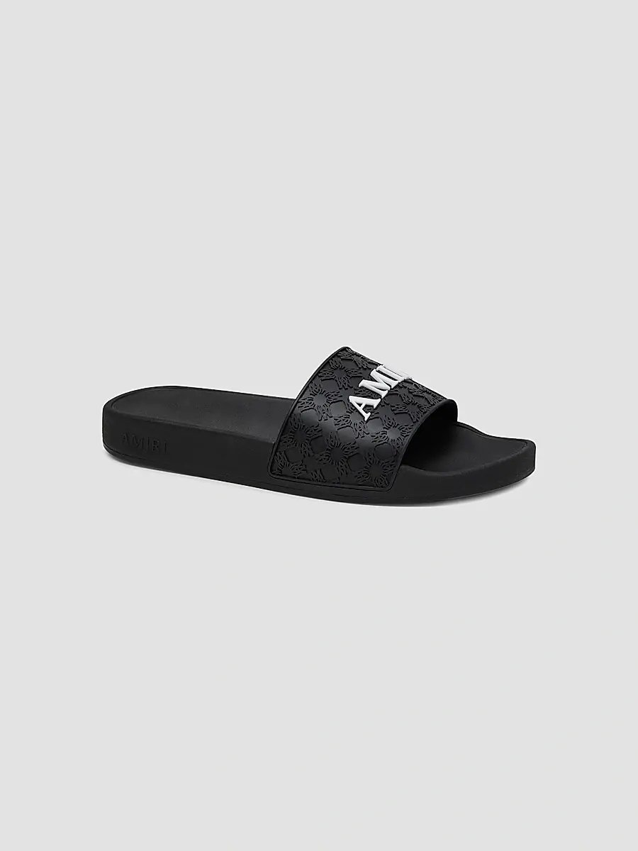 AMIRI Women's MA Quad Monogram Pool Slides | Thumbnail 2 AMIRI Women's MA Quad Monogram Pool Slides | Thumbnail 2