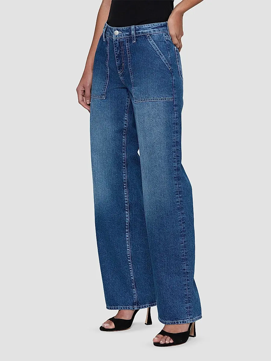 L'Agence Women's Christel High-Rise Wide-Leg Jeans | Thumbnail 5