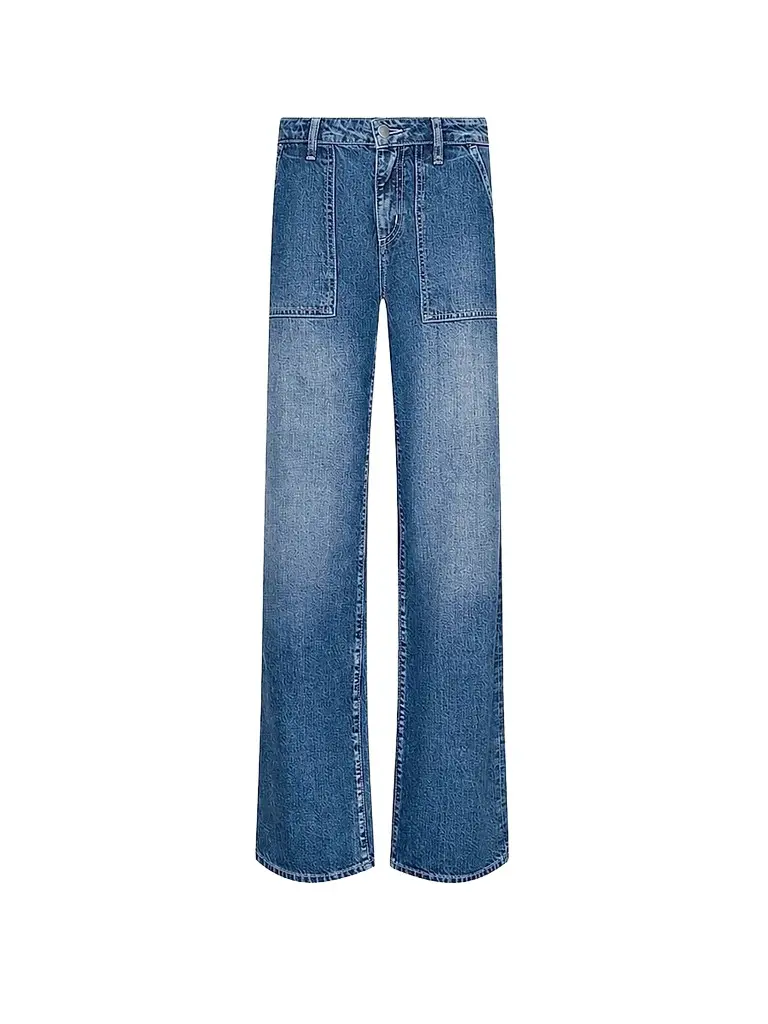 L'Agence Women's Christel High-Rise Wide-Leg Jeans
