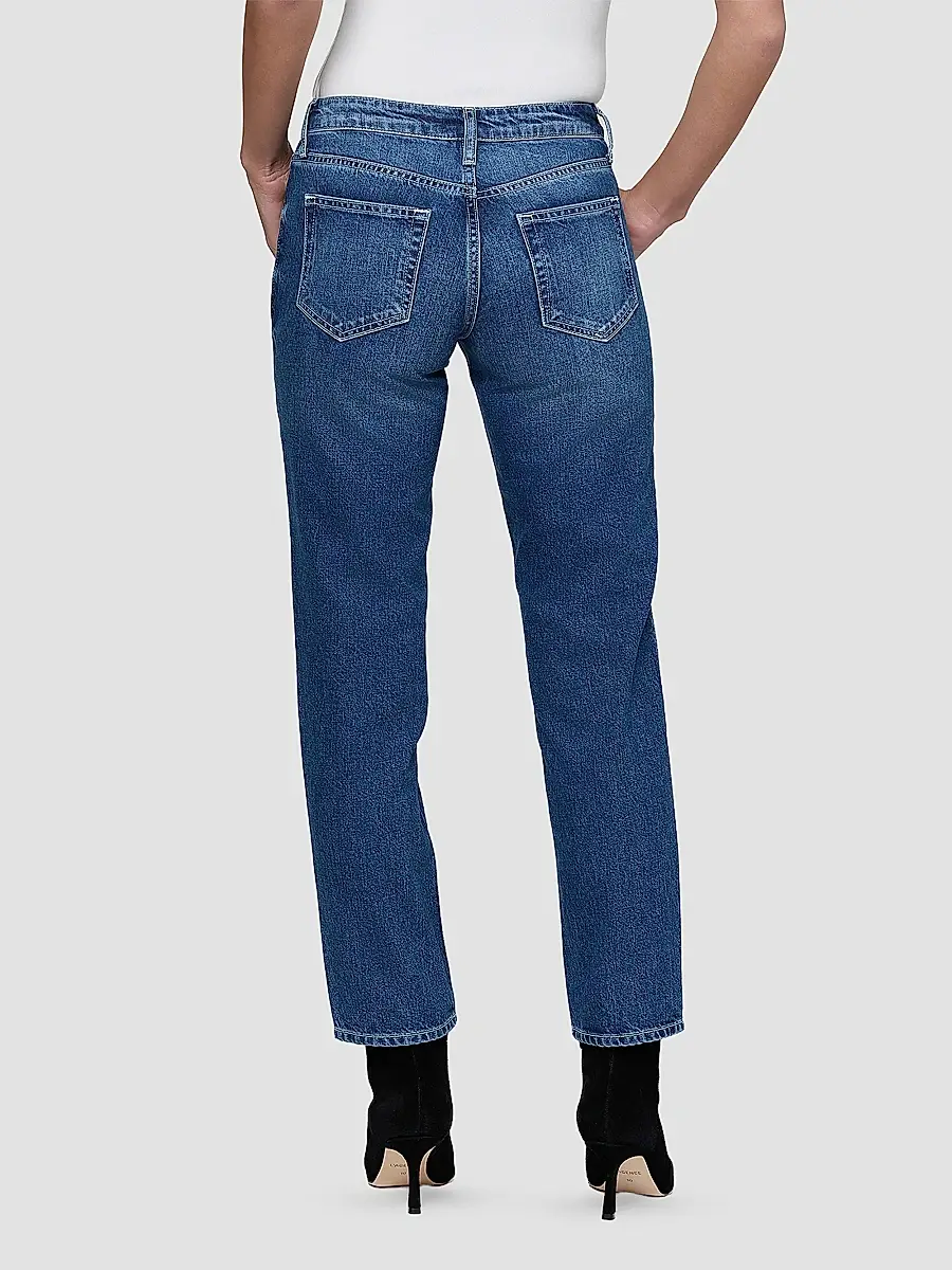 L'Agence Women's Nevia Low-Rise Slouch Straight Jeans | Thumbnail 8