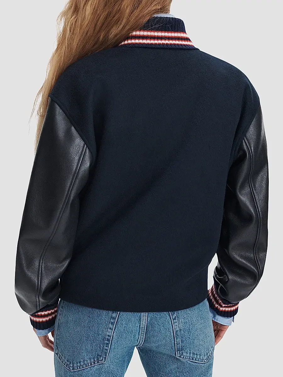rag & bone Women's Scarlet Varsity Jacket | Thumbnail 3 rag & bone Women's Scarlet Varsity Jacket | Thumbnail 3
