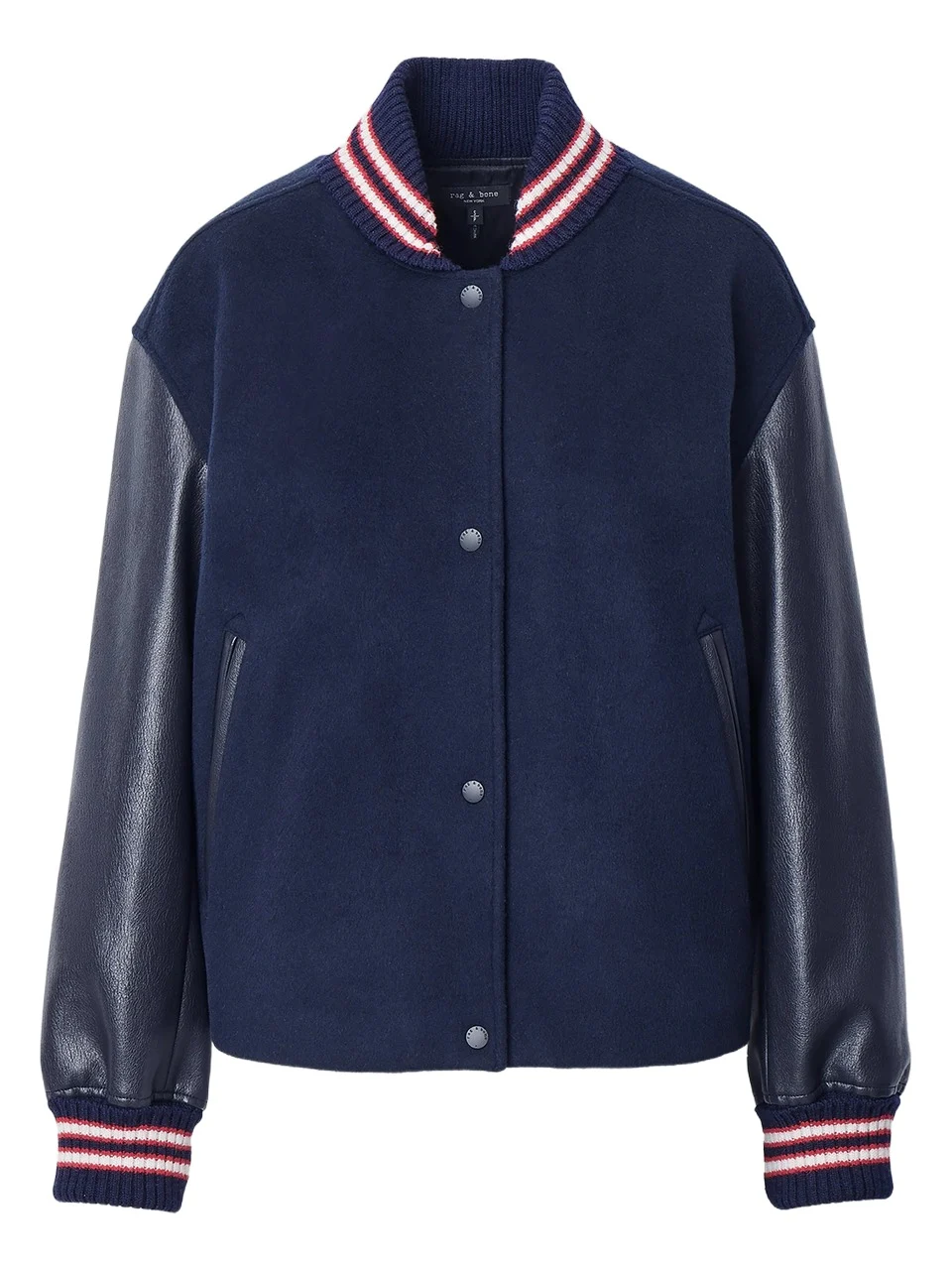 Women's Scarlet Varsity Jacket Women's Scarlet Varsity Jacket