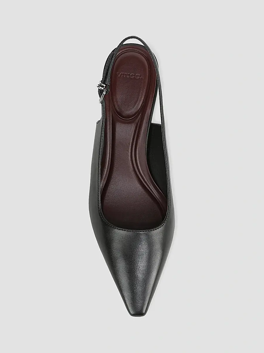 Vince Women's Sabra 45MM Leather Slingback Heels | Thumbnail 4 Vince Women's Sabra 45MM Leather Slingback Heels | Thumbnail 4