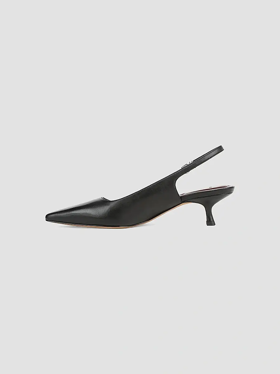 Vince Women's Sabra 45MM Leather Slingback Heels | Thumbnail 5 Vince Women's Sabra 45MM Leather Slingback Heels | Thumbnail 5