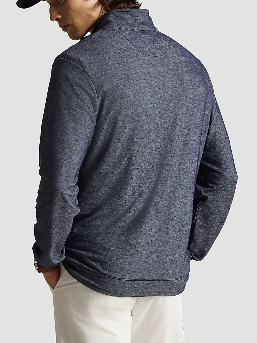 RLX Ralph Lauren Men's Golf Quarter-Zip Mesh Sweatshirt | Thumbnail 3