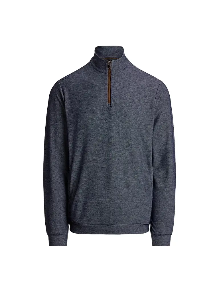 RLX Ralph Lauren Men's Golf Quarter-Zip Mesh Sweatshirt