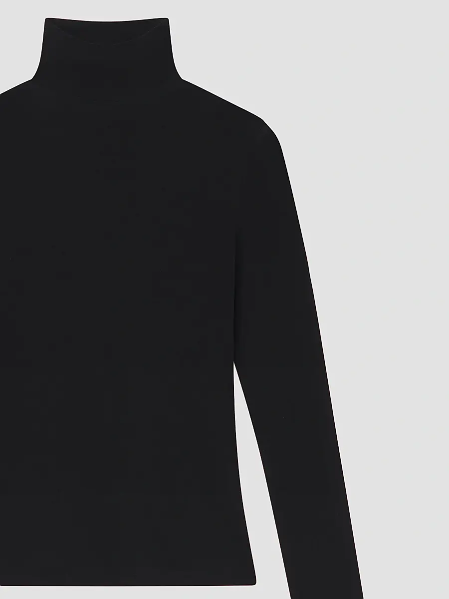 Frame Women's The Shadow Cotton Turtleneck | Thumbnail 7 Frame Women's The Shadow Cotton Turtleneck | Thumbnail 7