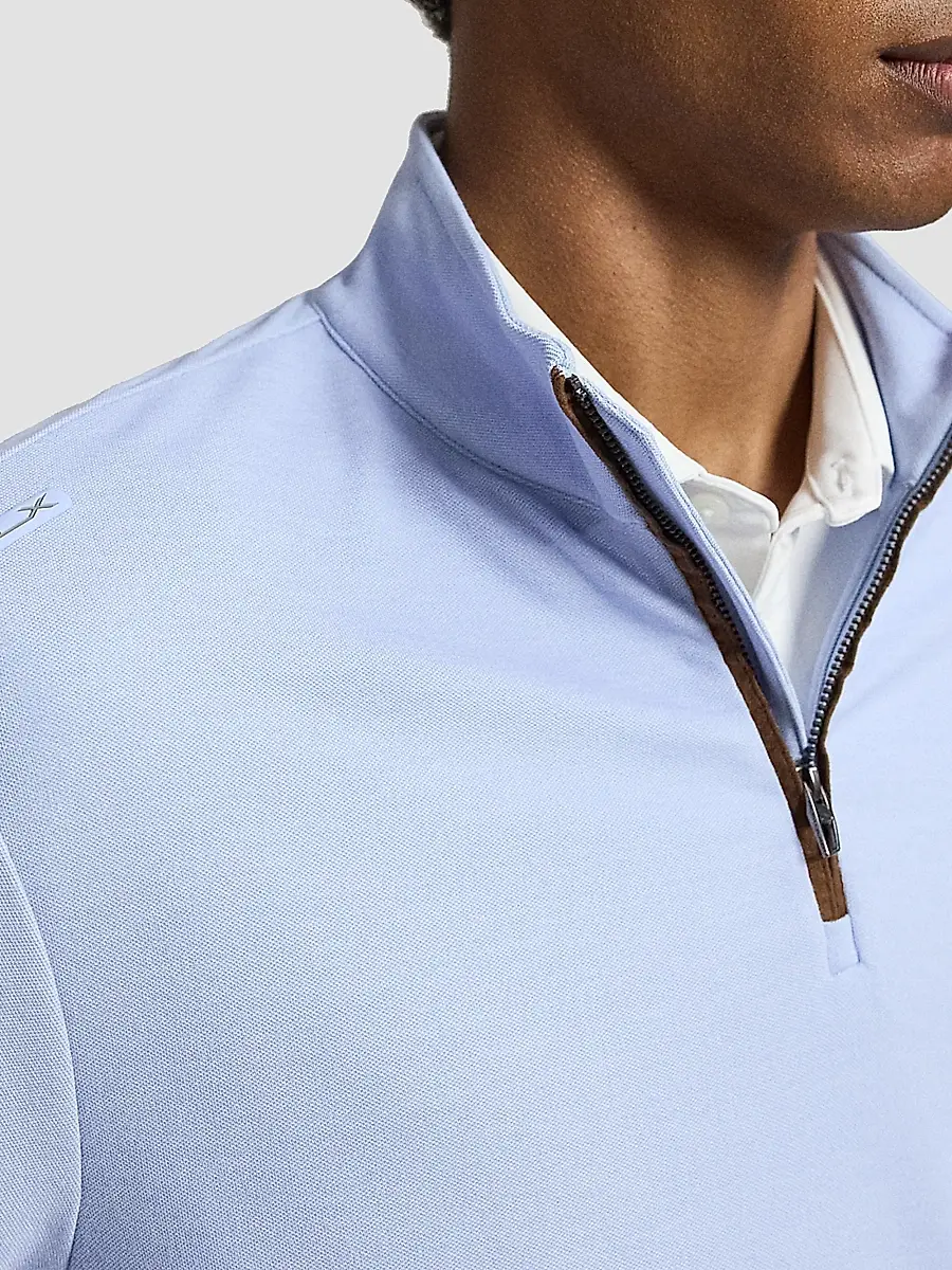 RLX Ralph Lauren Men's Golf Quarter-Zip Mesh Sweatshirt | Thumbnail 5