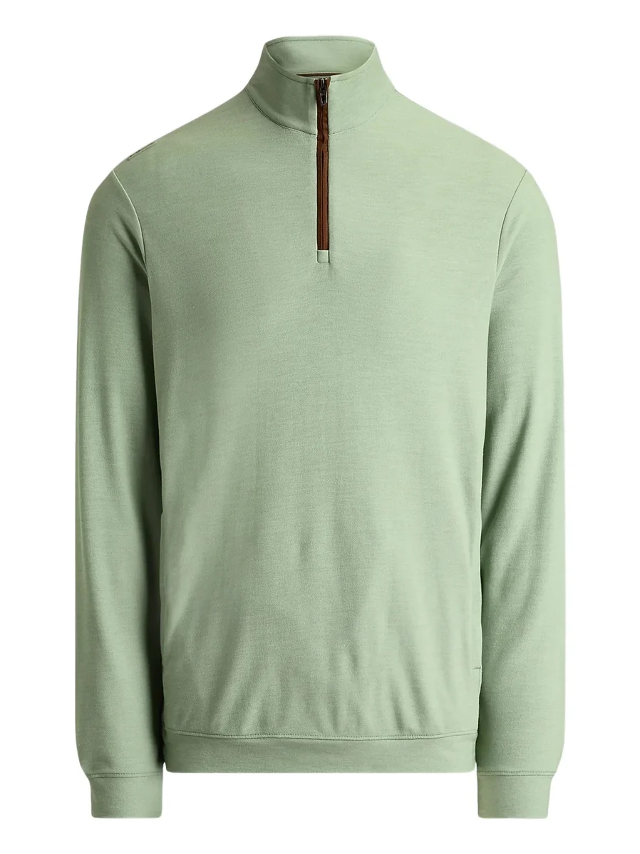 Men's Golf Quarter-Zip Mesh Sweatshirt Men's Golf Quarter-Zip Mesh Sweatshirt