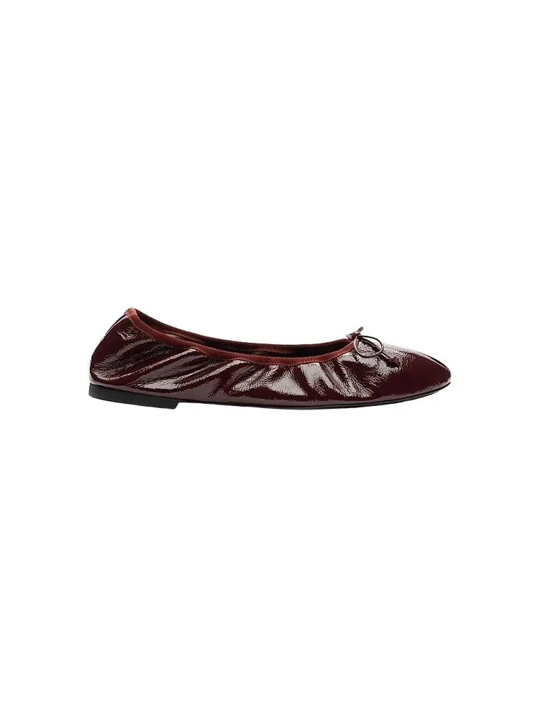 Stuart Weitzman Women's Nia Patent Leather Ballet Flats - Boy'senberry