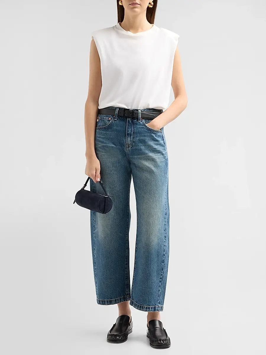 AG Jeans Women's Hattie High-Rise Barrel-Leg Jeans | Thumbnail 2 AG Jeans Women's Hattie High-Rise Barrel-Leg Jeans | Thumbnail 2