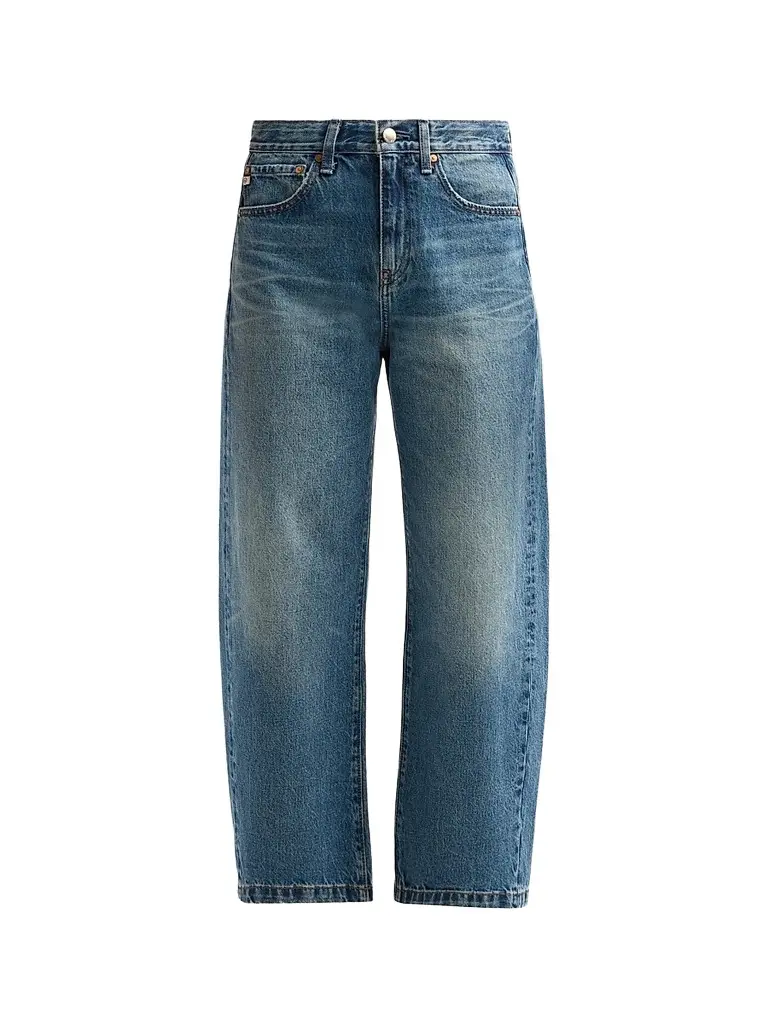 AG Jeans Women's Hattie High-Rise Barrel-Leg Jeans