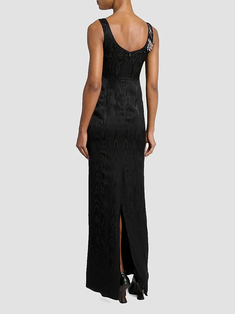 Dries Van Noten Women's Debant Embellished Maxi Dress | Thumbnail 3 Dries Van Noten Women's Debant Embellished Maxi Dress | Thumbnail 3