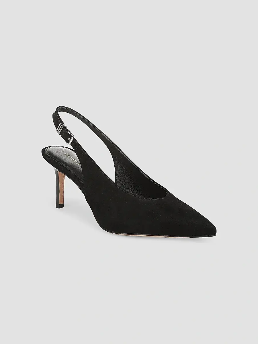 Veronica Beard Women's Luciana 70MM Suede Slingback Pumps | Thumbnail 2 Veronica Beard Women's Luciana 70MM Suede Slingback Pumps | Thumbnail 2