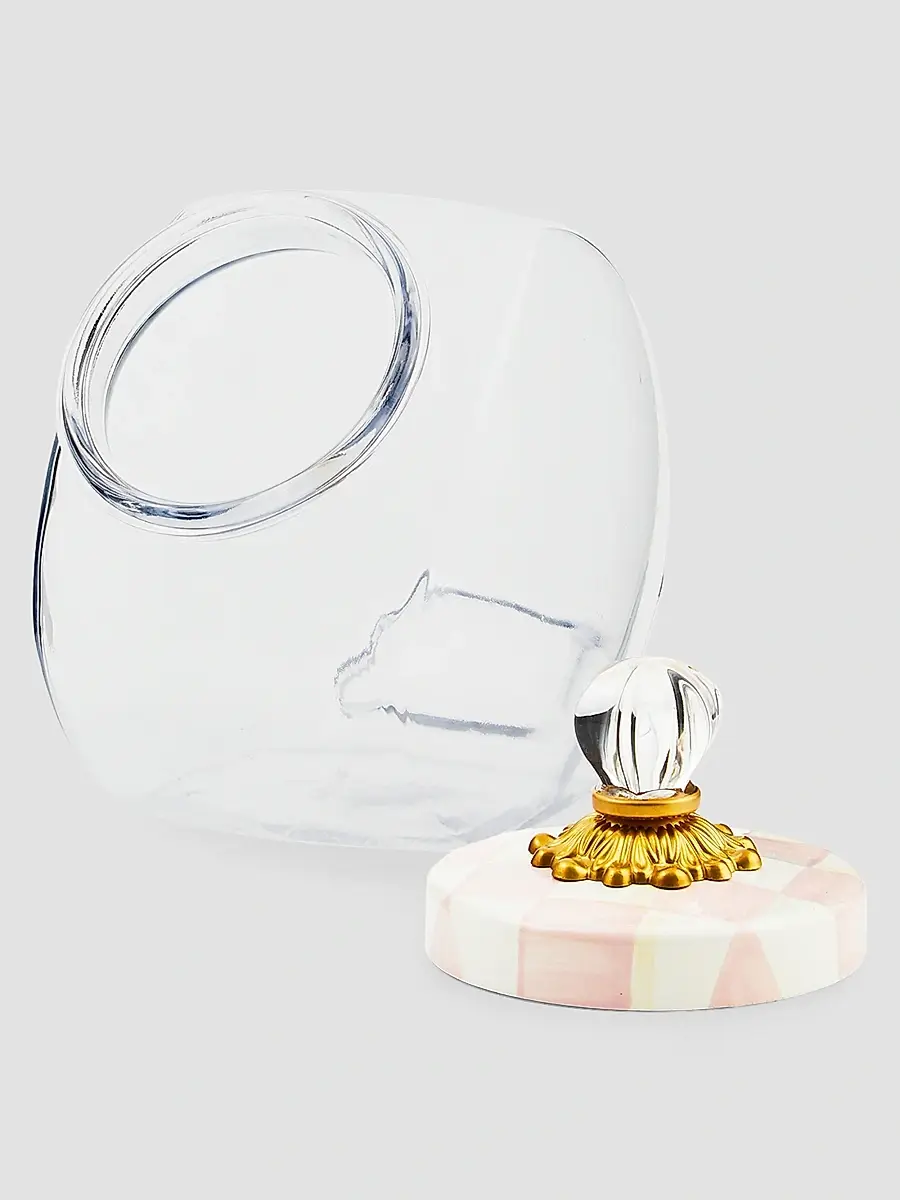 MacKenzie-Childs Rosy Check Sweets Jar | Thumbnail 2 MacKenzie-Childs Rosy Check Sweets Jar | Thumbnail 2