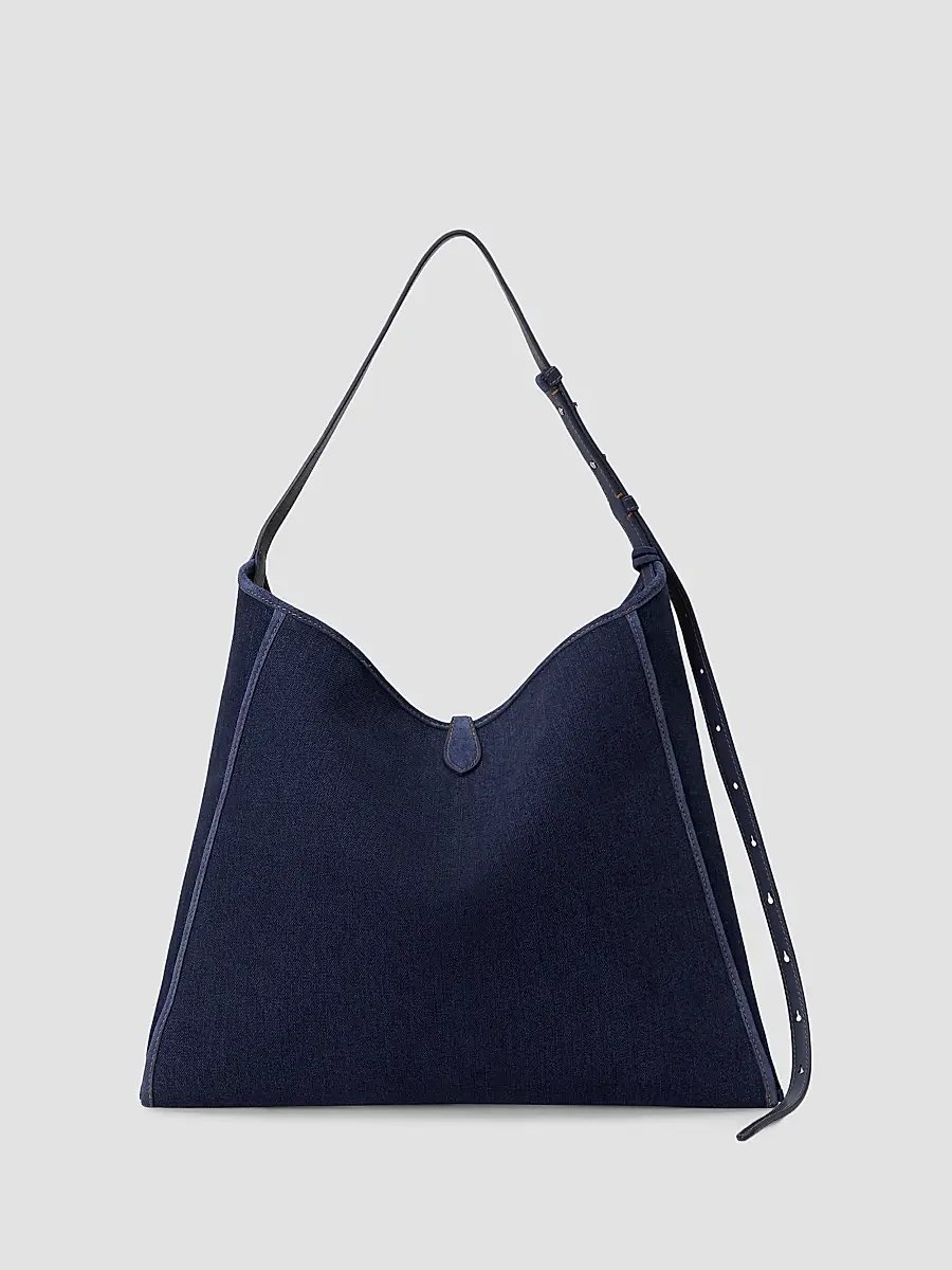 Polo Ralph Lauren Women's Polo Play Large Denim Tote Bag | Thumbnail 3