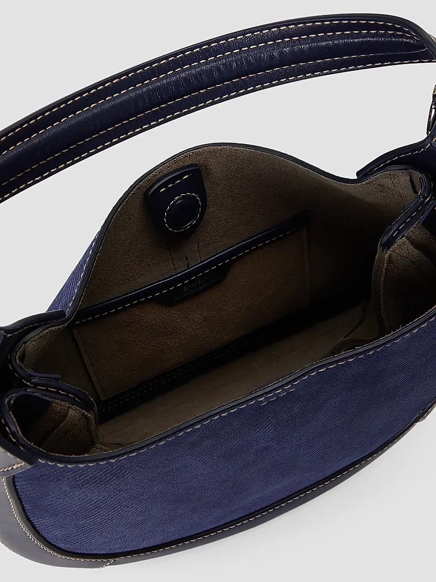 Polo Ralph Lauren Women's Polo ID Small Suede Shoulder Bag | Thumbnail 7