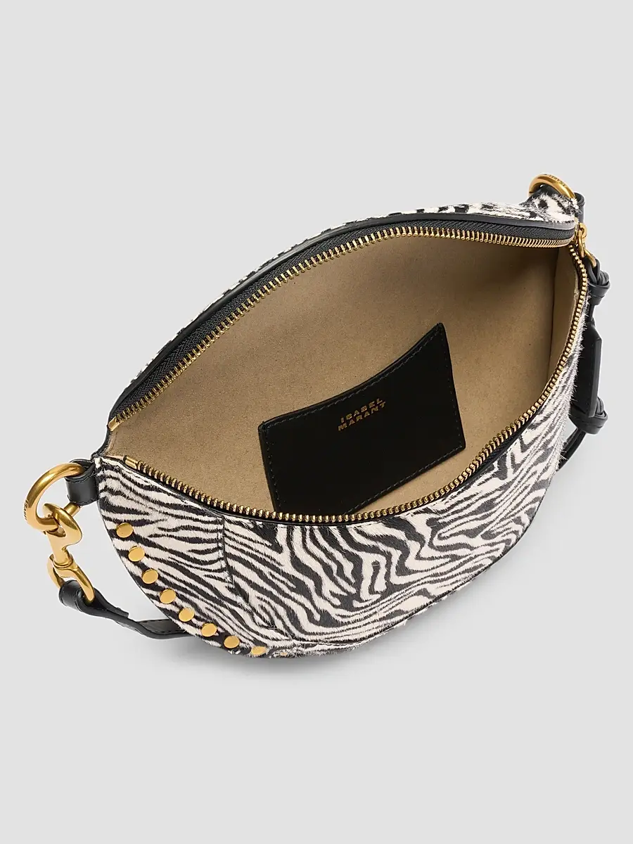 Isabel Marant Women's Skano Zebra-Print Calf-Hair Belt Bag | Thumbnail 2 Isabel Marant Women's Skano Zebra-Print Calf-Hair Belt Bag | Thumbnail 2