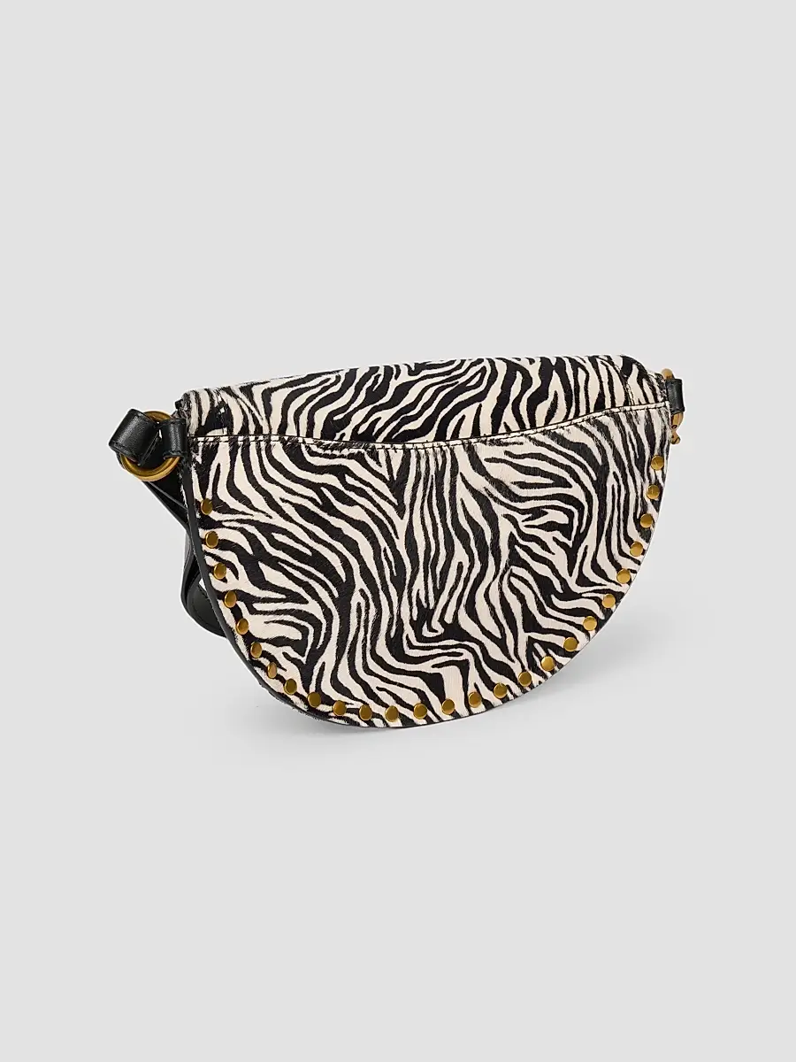 Isabel Marant Women's Skano Zebra-Print Calf-Hair Belt Bag | Thumbnail 5 Isabel Marant Women's Skano Zebra-Print Calf-Hair Belt Bag | Thumbnail 5