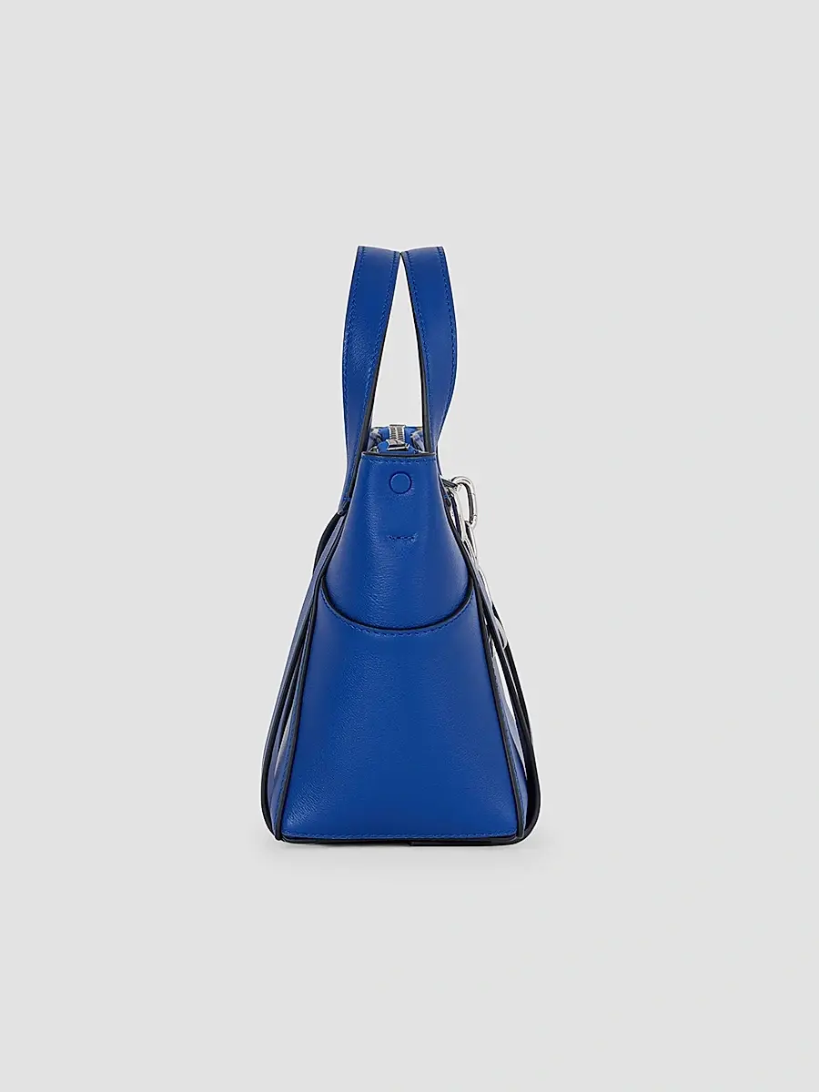 Givenchy Women's Small Snatch Top Handle Bag in Grained Leather - Cobalt Blue | Thumbnail 2