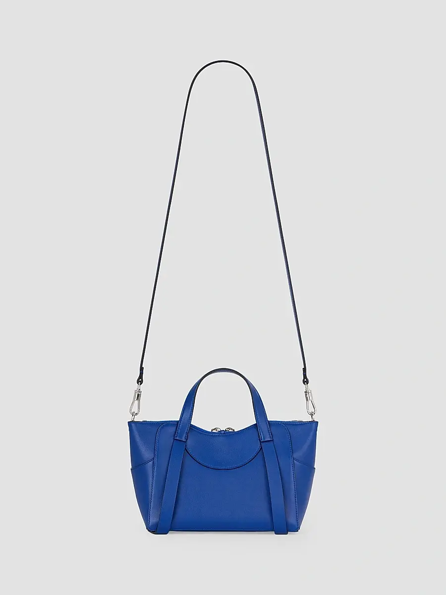 Givenchy Women's Small Snatch Top Handle Bag in Grained Leather - Cobalt Blue | Thumbnail 3