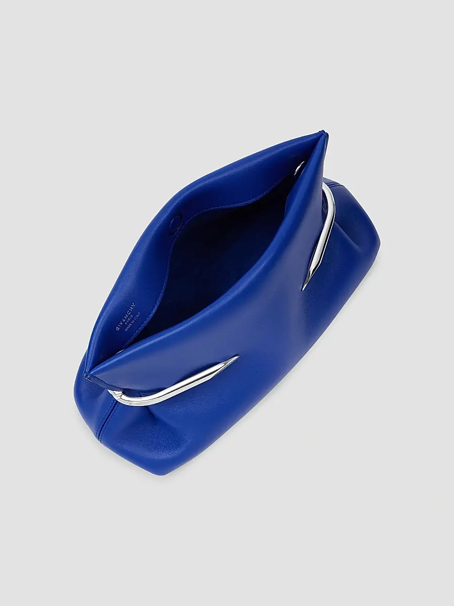 Givenchy Women's Pinch Soft Clutch in Nappa Leather - Cobalt Blue | Thumbnail 4 Givenchy Women's Pinch Soft Clutch in Nappa Leather - Cobalt Blue | Thumbnail 4