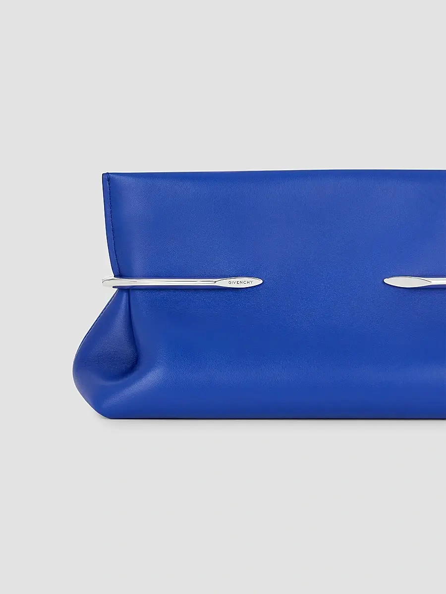 Givenchy Women's Pinch Soft Clutch in Nappa Leather - Cobalt Blue | Thumbnail 5 Givenchy Women's Pinch Soft Clutch in Nappa Leather - Cobalt Blue | Thumbnail 5