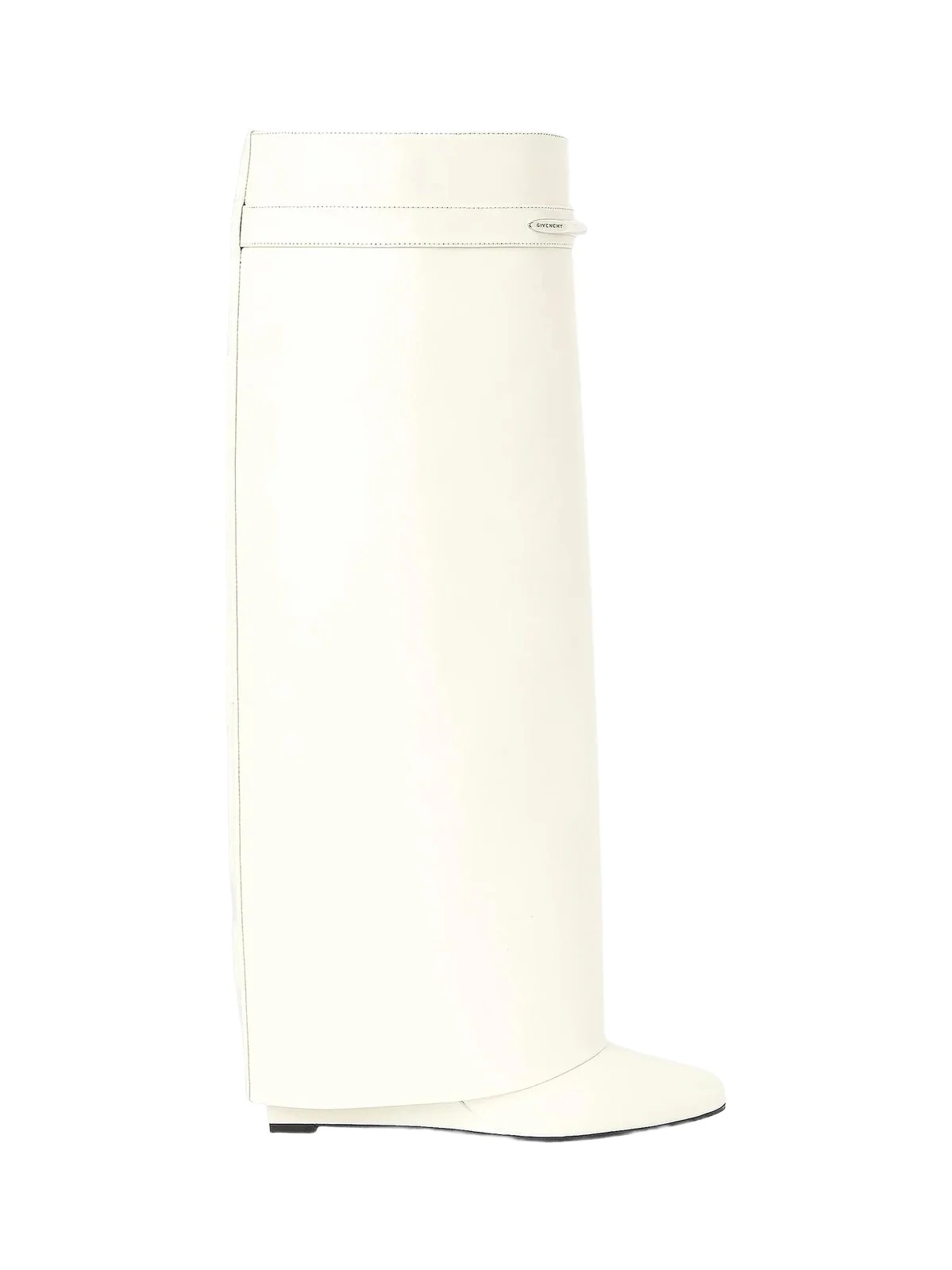 Givenchy Women's Shark Boots in Leather - Ivory