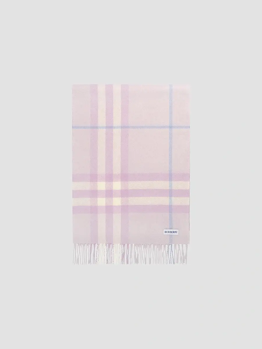Burberry Women's Check Cashmere Scarf | Thumbnail 2 Burberry Women's Check Cashmere Scarf | Thumbnail 2