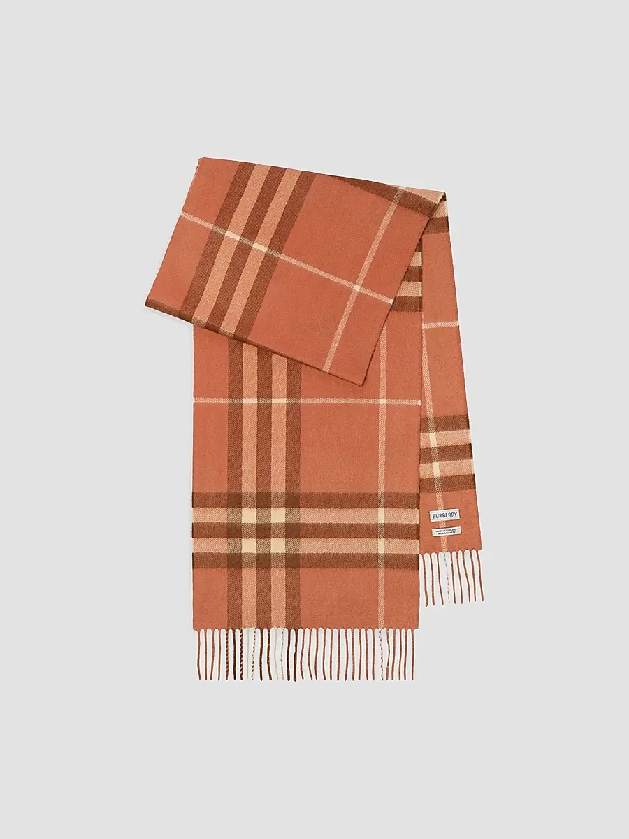 Burberry Women's Check Cashmere Scarf | Thumbnail 3 Burberry Women's Check Cashmere Scarf | Thumbnail 3