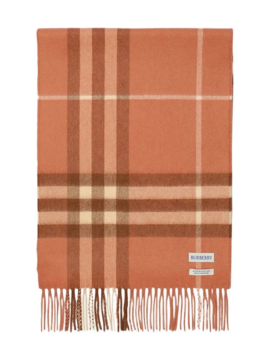 Women's Check Cashmere Scarf Women's Check Cashmere Scarf