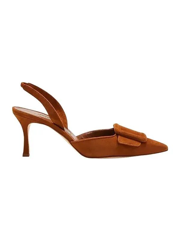Women's Maysli 70MM Suede Slingback Pumps Women's Maysli 70MM Suede Slingback Pumps