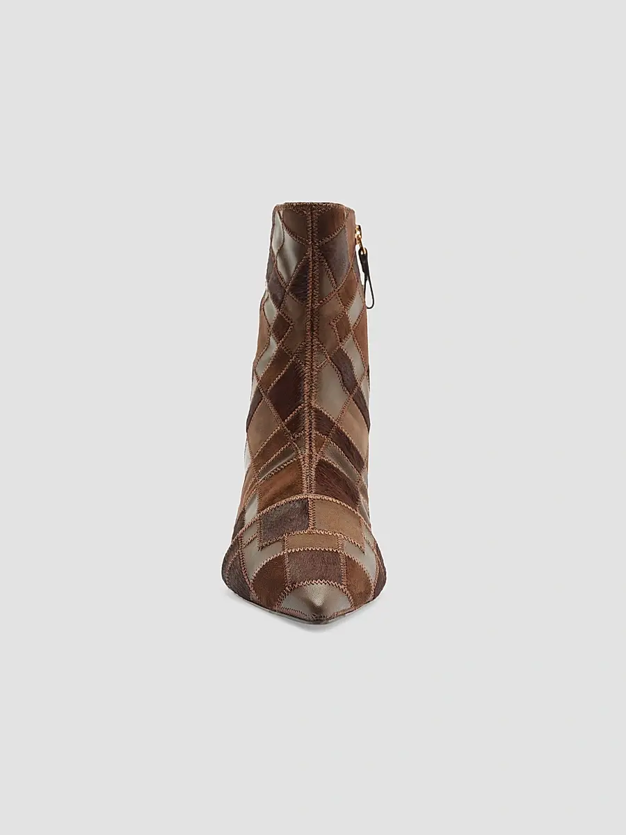 Alexandre Birman Women's Annelise 50MM Leather & Calf Hair Ankle Boots | Thumbnail 8 Alexandre Birman Women's Annelise 50MM Leather & Calf Hair Ankle Boots | Thumbnail 8