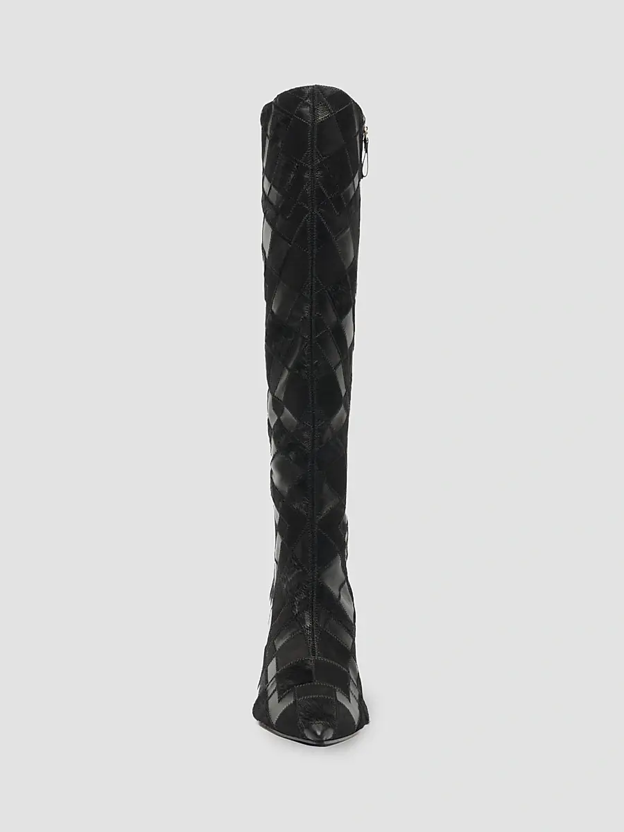 Alexandre Birman Women's Annelise 85MM Leather & Calf Hair Knee-High Boots | Thumbnail 7 Alexandre Birman Women's Annelise 85MM Leather & Calf Hair Knee-High Boots | Thumbnail 7
