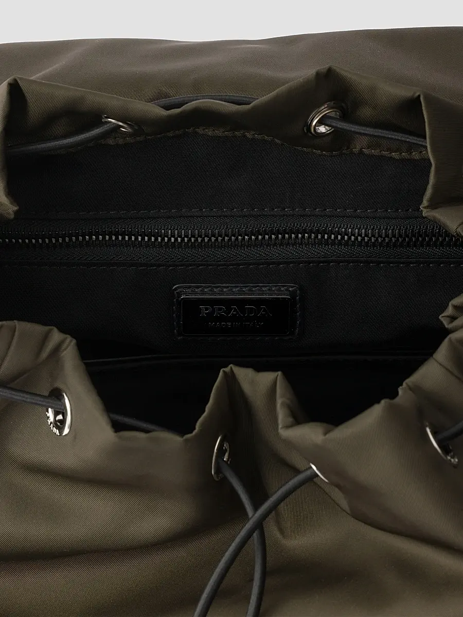 Prada Men's Explore Re-Nylon and Leather Backpack - Green | Thumbnail 5 Prada Men's Explore Re-Nylon and Leather Backpack - Green | Thumbnail 5