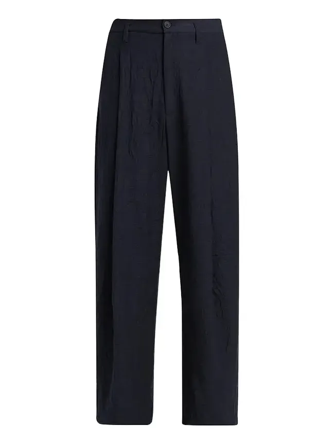 Men's Virgin Wool Single Pleat Trousers Men's Virgin Wool Single Pleat Trousers