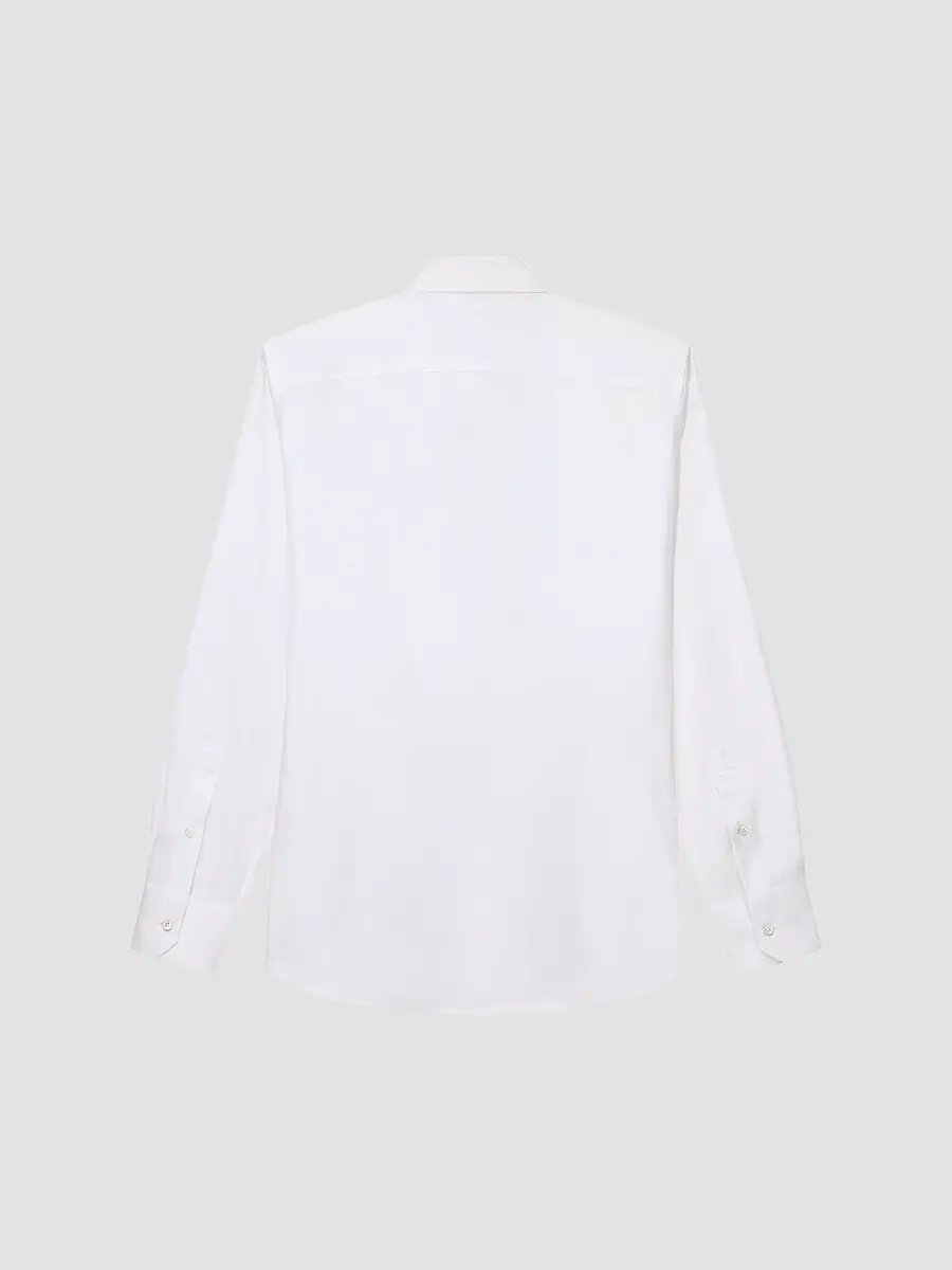 Emporio Armani Men's Cotton Dress Shirt | Thumbnail 4 Emporio Armani Men's Cotton Dress Shirt | Thumbnail 4