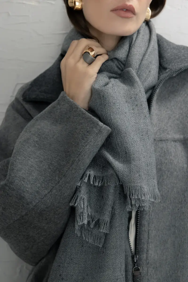 Brunello Cucinelli Fluid Deconstructed Bomber Jacket | Thumbnail 3 Brunello Cucinelli Fluid Deconstructed Bomber Jacket | Thumbnail 3