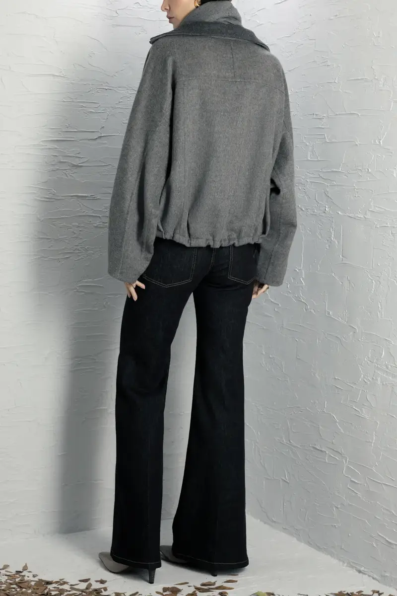 Brunello Cucinelli Fluid Deconstructed Bomber Jacket | Thumbnail 5 Brunello Cucinelli Fluid Deconstructed Bomber Jacket | Thumbnail 5