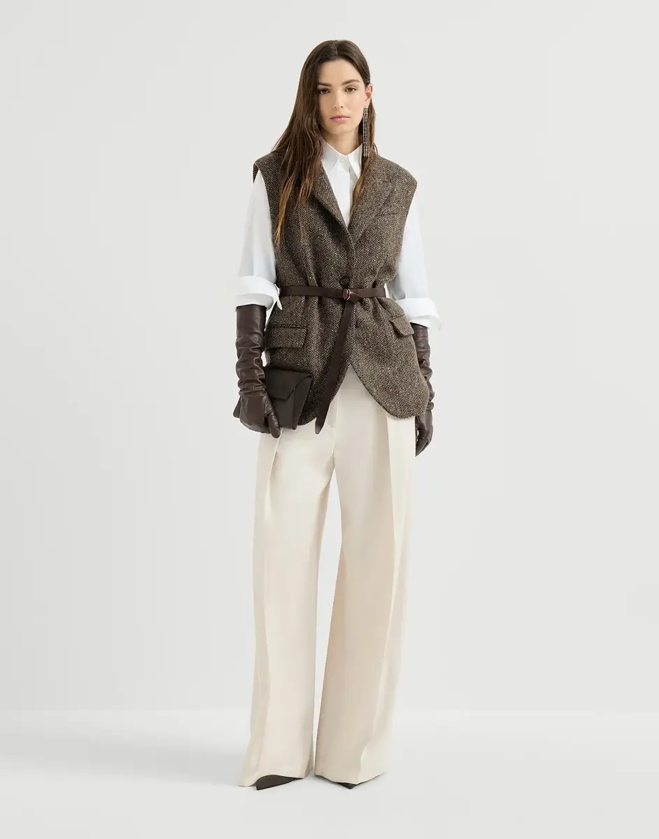 Brunello Cucinelli Pleated barrel trousers | Thumbnail 6 Brunello Cucinelli Pleated barrel trousers | Thumbnail 6