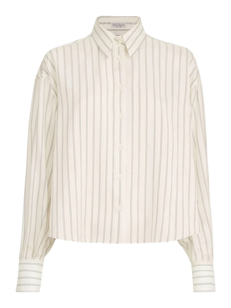 Brunello Cucinelli Silk poplin shirt