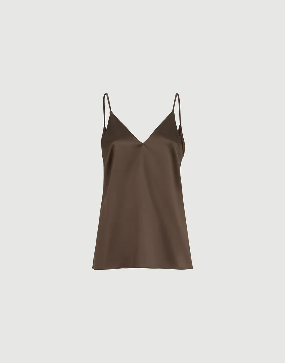 Brunello Cucinelli Stretch silk satin camisole | Thumbnail 7 Brunello Cucinelli Stretch silk satin camisole | Thumbnail 7