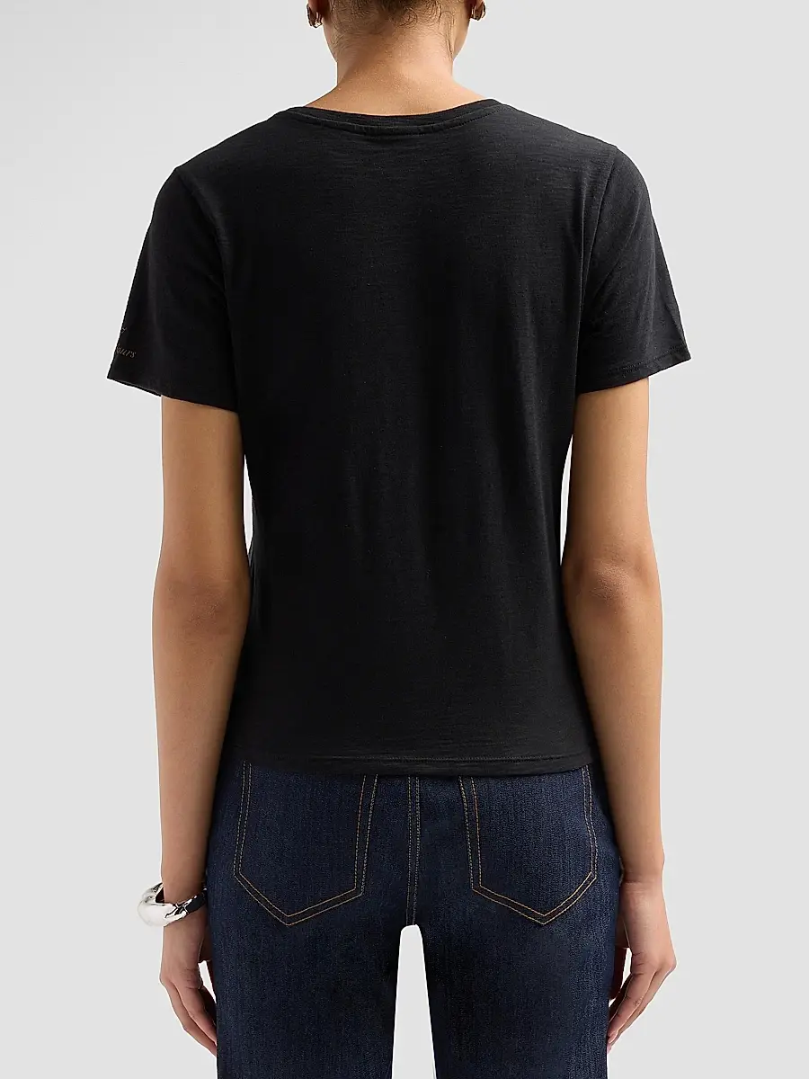 Cinq à Sept Women's All You Need Is Amour Shrunken Band T-Shirt | Thumbnail 3 Cinq à Sept Women's All You Need Is Amour Shrunken Band T-Shirt | Thumbnail 3